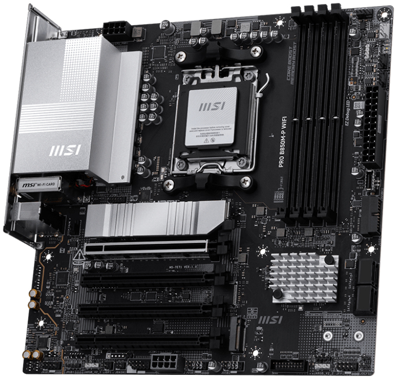 MSI - Placa Base MSI B850M-P PRO WIFI