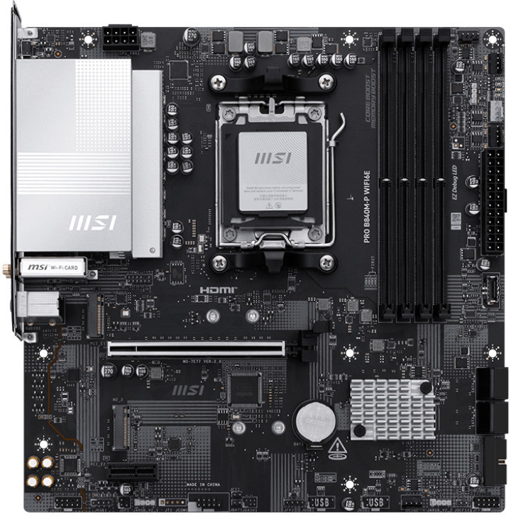 MSI - Placa Base MSI PRO B840M-P WIFI6E