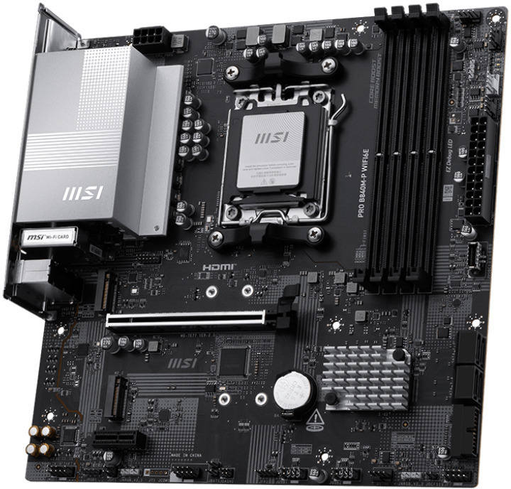 MSI - Placa Base MSI PRO B840M-P WIFI6E