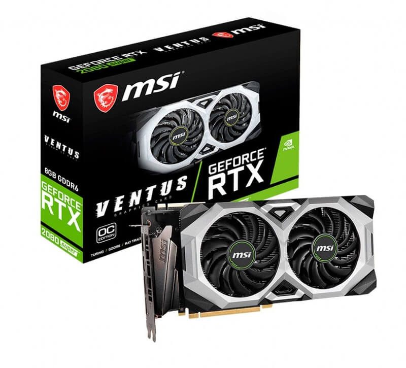 MSI - ** B Grade ** Tarjeta Gráfica MSI GeForce® RTX 2080 SUPER VENTUS XS OC 8GB GDDR6