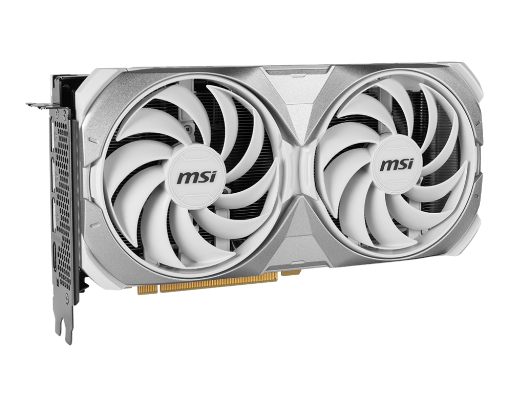 MSI - Tarjeta Gráfica MSI GeForce® RTX 4070 Ti SUPER VENTUS 2X WHITE OC 16GB GDDR6 DLSS3