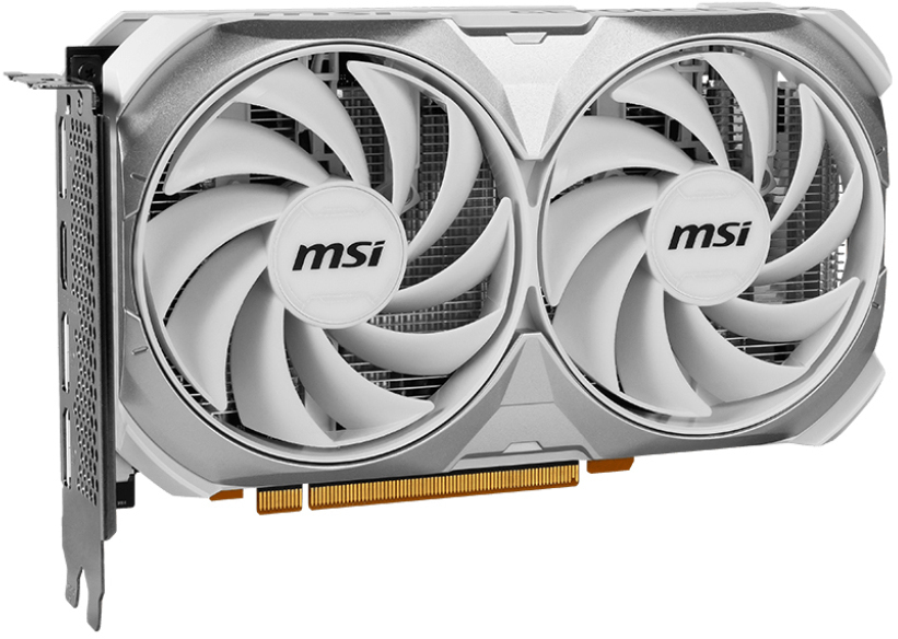 MSI - Tarjeta Gráfica MSI GeForce® RTX 4060 VENTUS 2X WHITE 8GB GDDR6 DLSS3