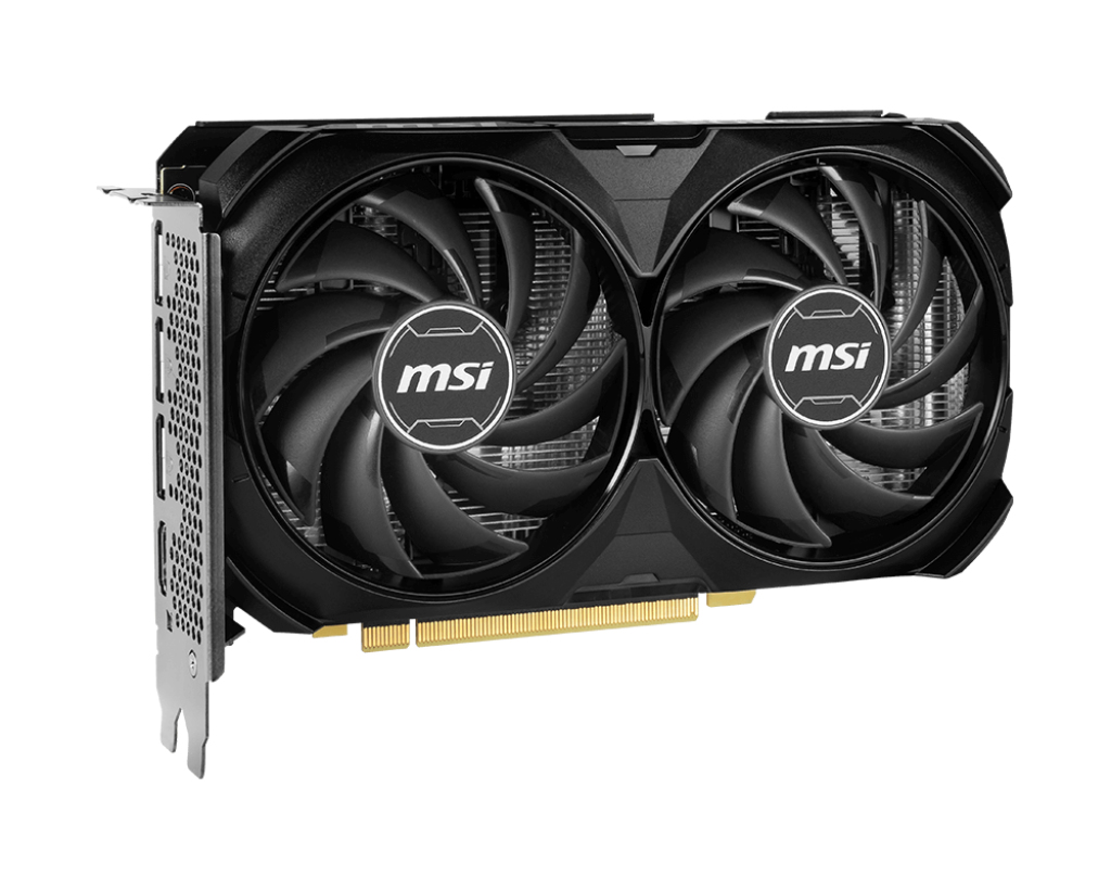 MSI - Tarjeta Gráfica MSI GeForce® RTX 4060 Ti VENTUS 2X BLACK OC 16GB GDDR6 DLSS3