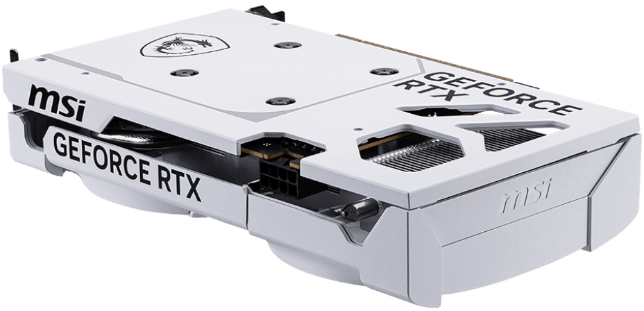 MSI - Tarjeta Gráfica MSI GeForce® RTX 5060 VENTUS 2X OC WHITE 8GB GDDR7 DLSS4