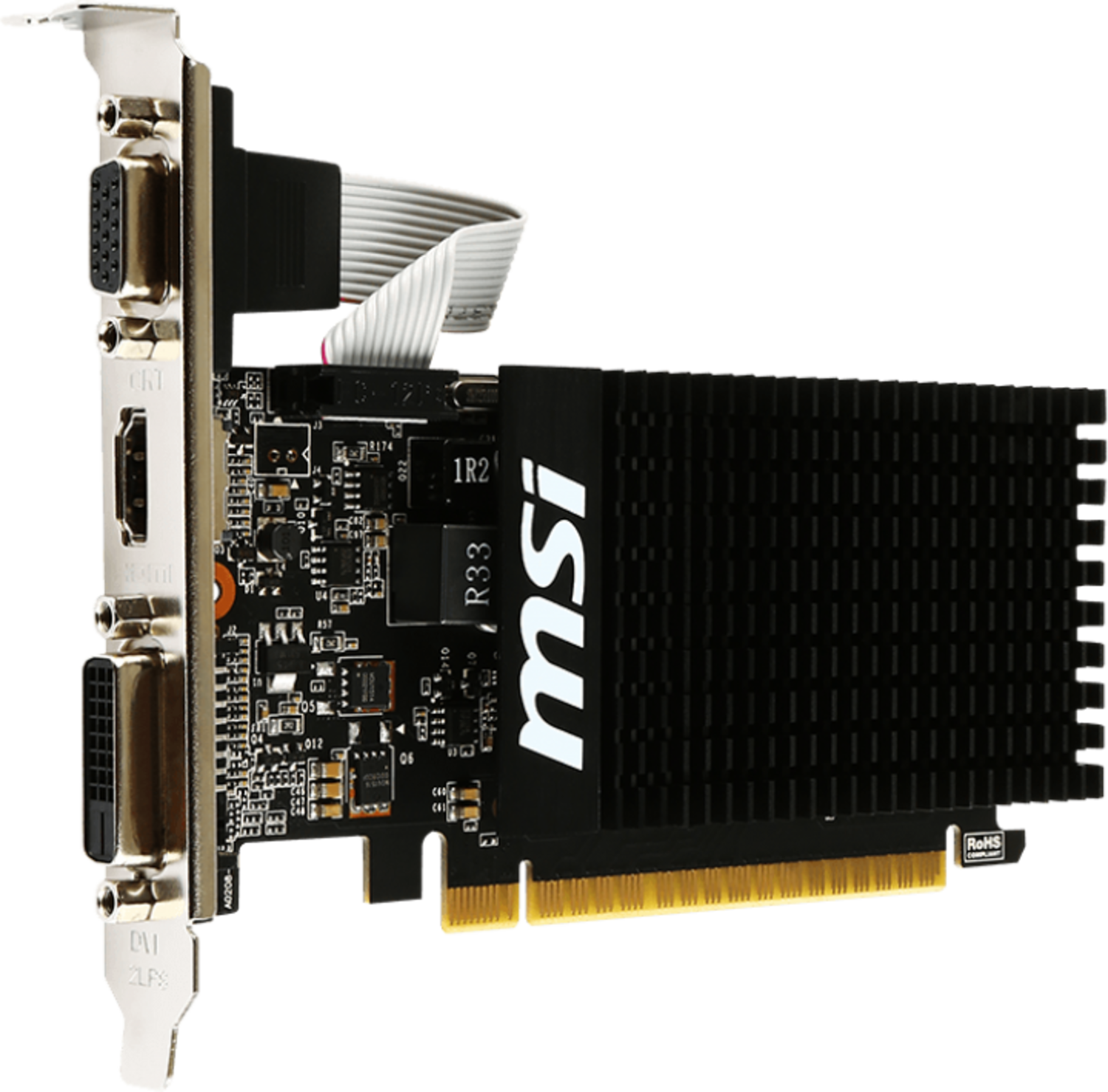 MSI - Tarjeta Gráfica MSI GeForce® GT 710 LP 2G