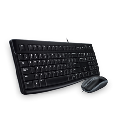 Logitech - Teclado + Ratón Logitech MK120 Desktop (PT)