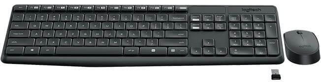 Logitech - Teclado + Ratón Logitech MK235 Desktop Wireless (PT)