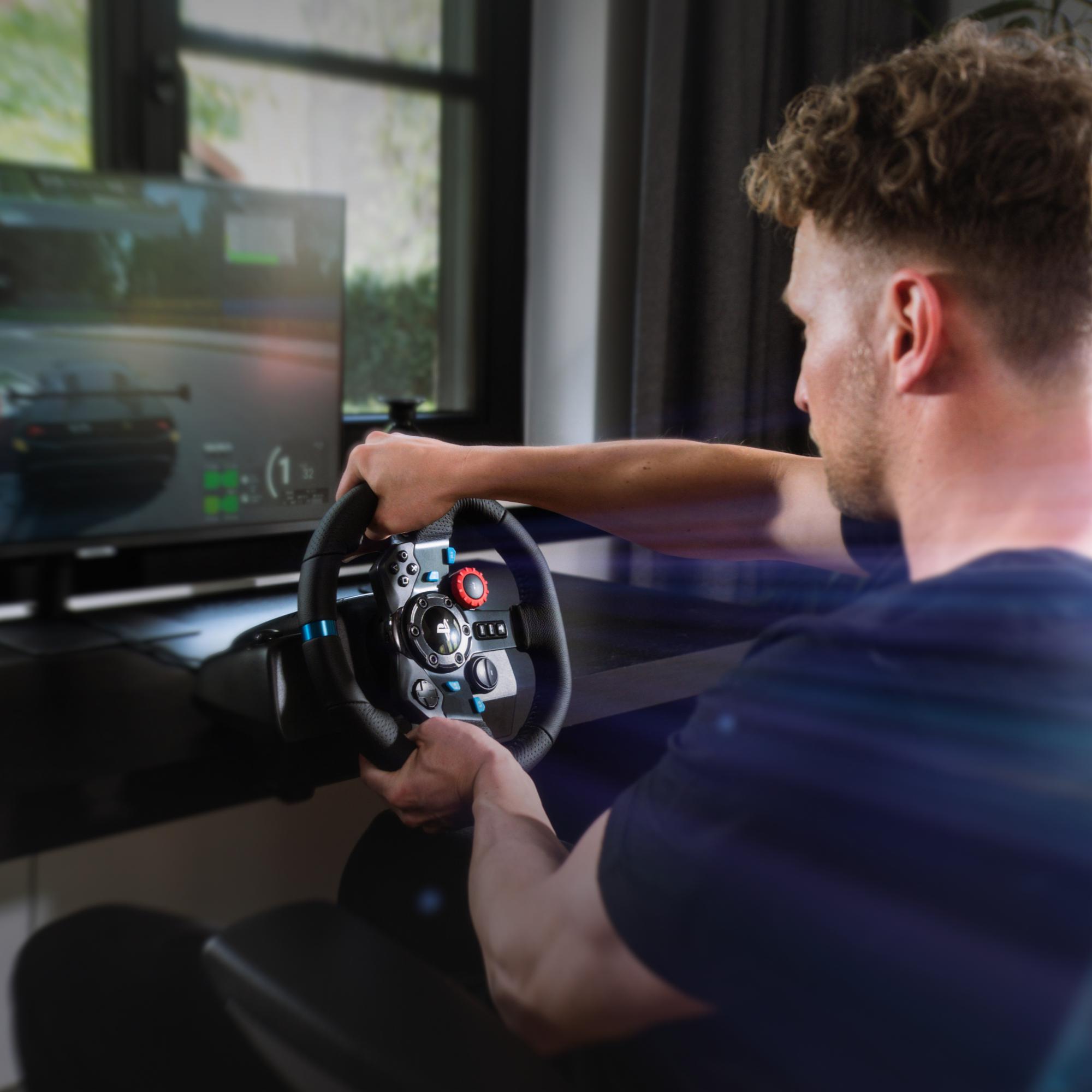Logitech - ** B Grade ** Volante + Pedales Logitech G29 Driving Force PS5/PS4/PS3/PC