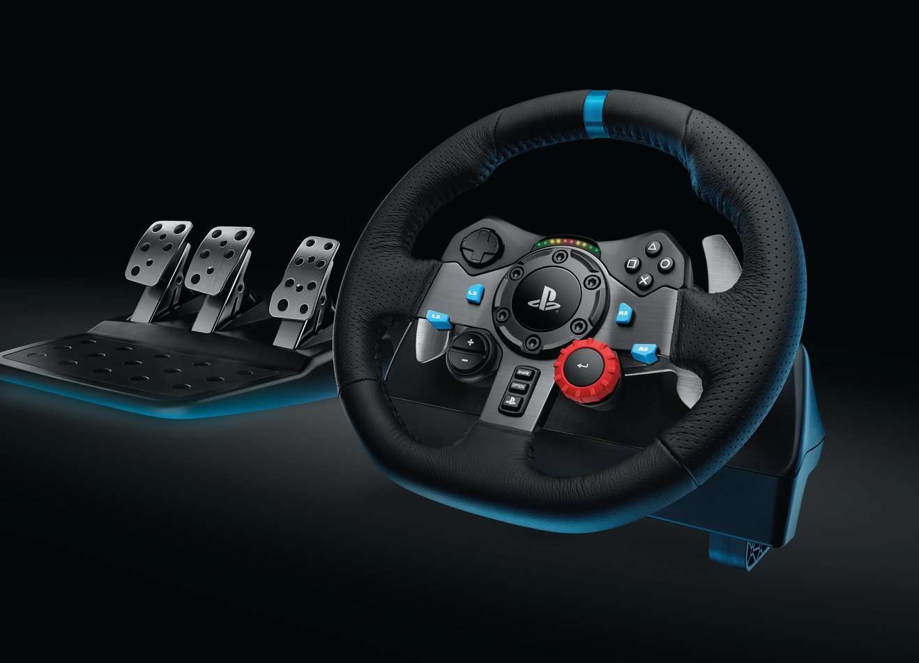 Logitech - Volante + Pedales Logitech G29 Driving Force PS5/PS4/PS3/PC