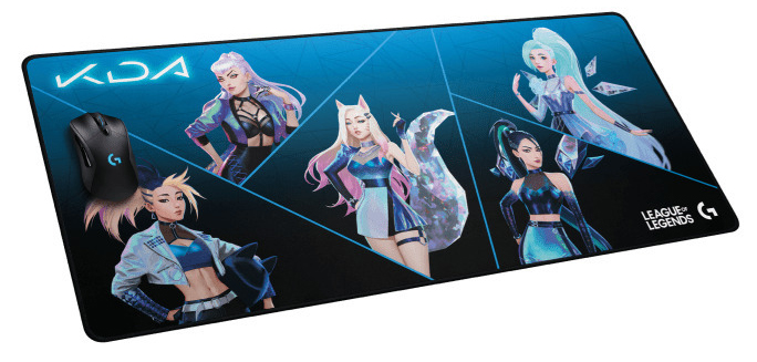 Logitech - Alfombrilla Logitech G Series G840 XL League Of Legends KDA Edition