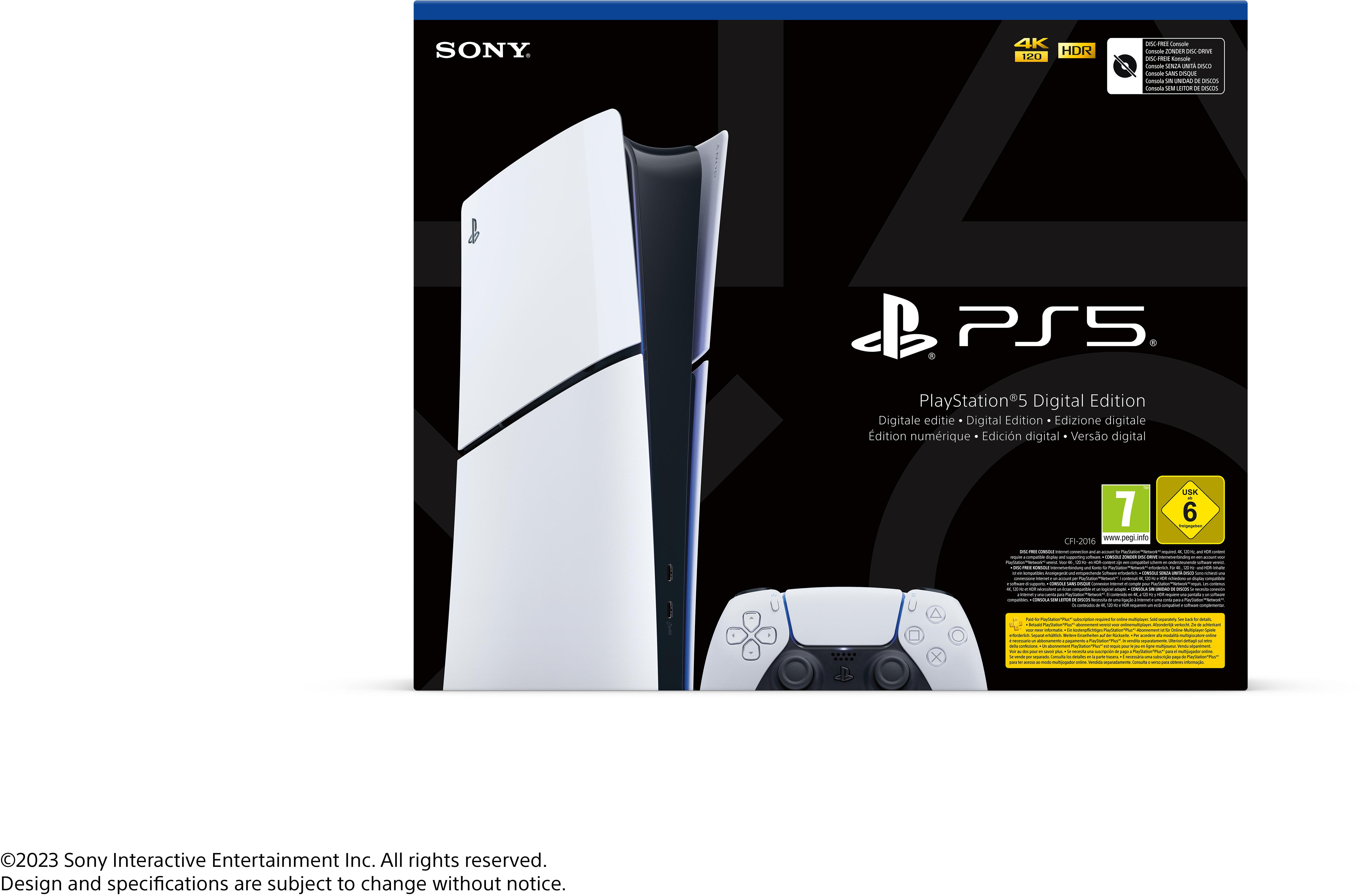 Sony - Consola Sony Playstation 5 Slim Edición Digital 1TB