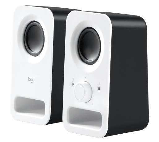 Logitech - Altavoces 2.0 Logitech Z150 Blancos