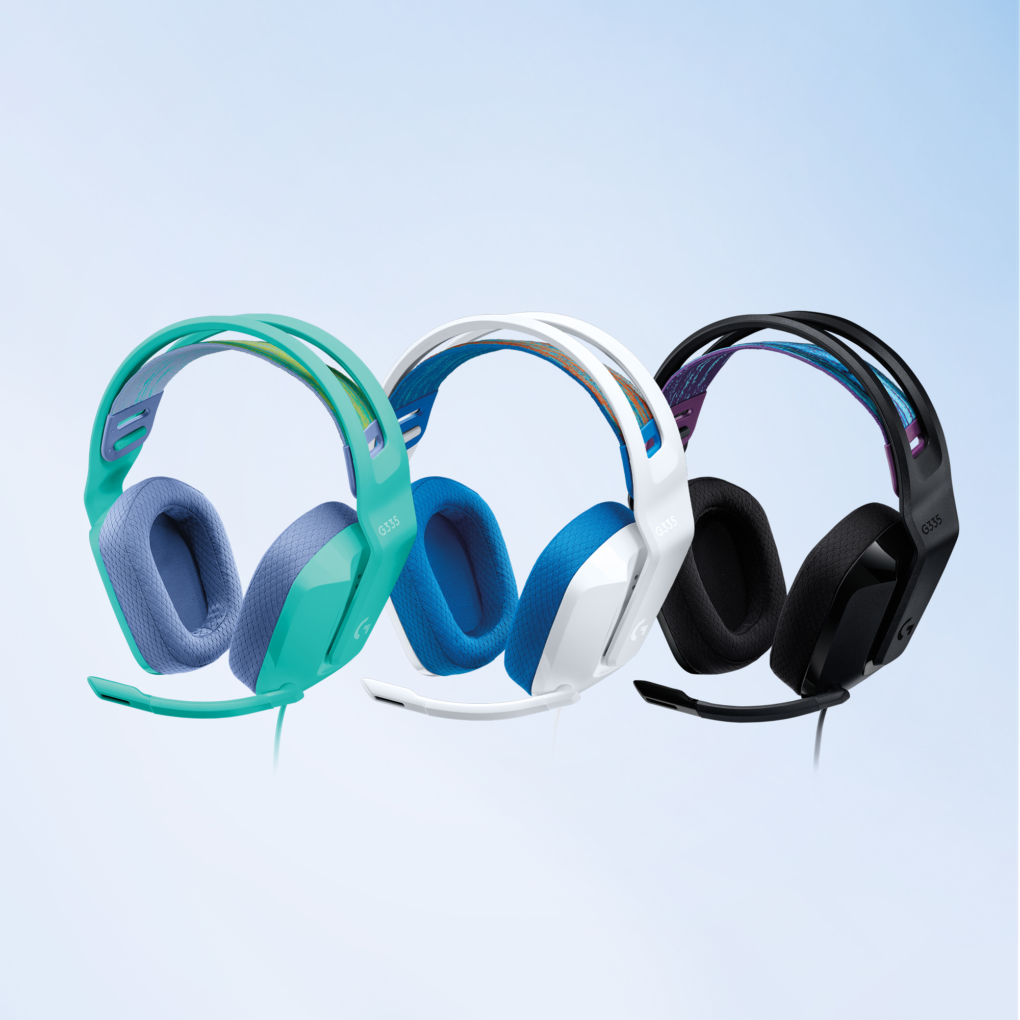 Logitech - Auriculares Logitech G Series G335 Blanco