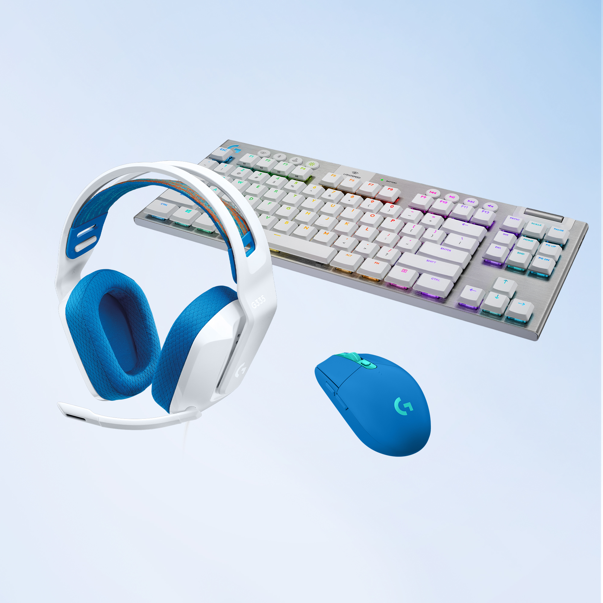 Logitech - Auriculares Logitech G Series G335 Blanco