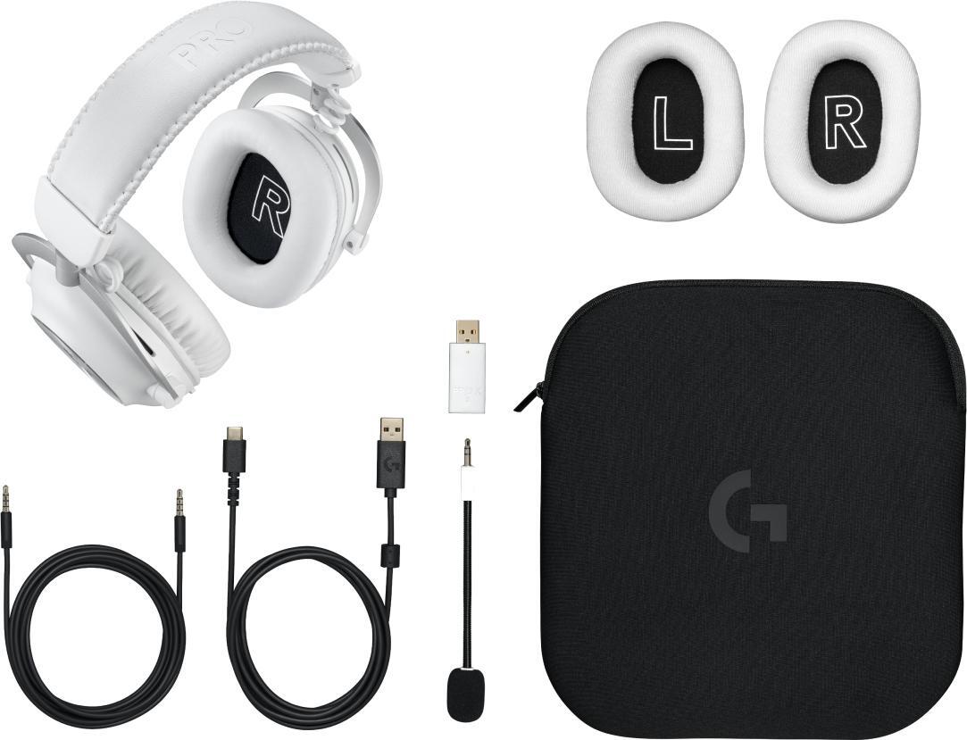 Logitech - Auriculares Logitech G Pro X2 LightSpeed Wireless Gaming Blanco