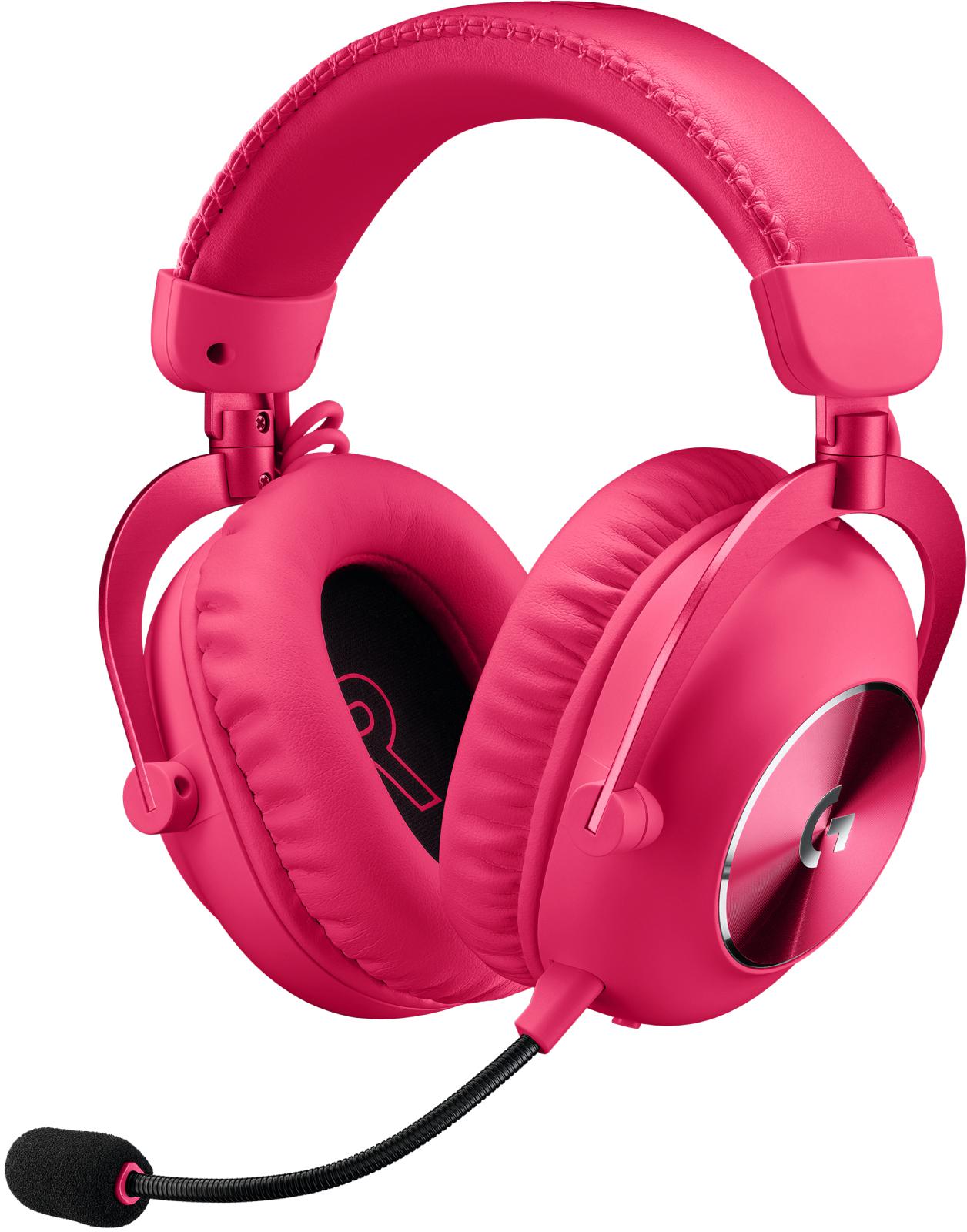 Logitech - Auriculares Logitech G Pro X2 LightSpeed Wireless Gaming Magenta