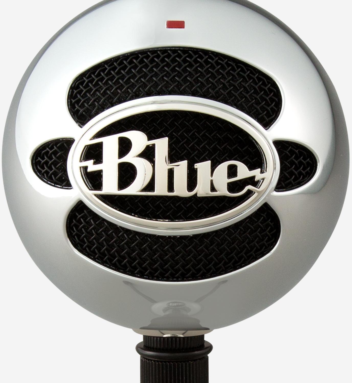 Logitech - Microfone Logitech for Creators Blue Snowball Condensador PC/Mac Brushed Aluminium