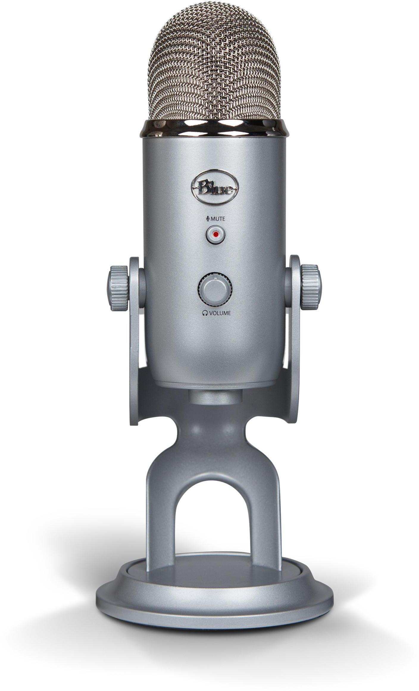 Logitech - Microfone Logitech for Creators Blue Yeti USB Condensador PC/Mac Silver