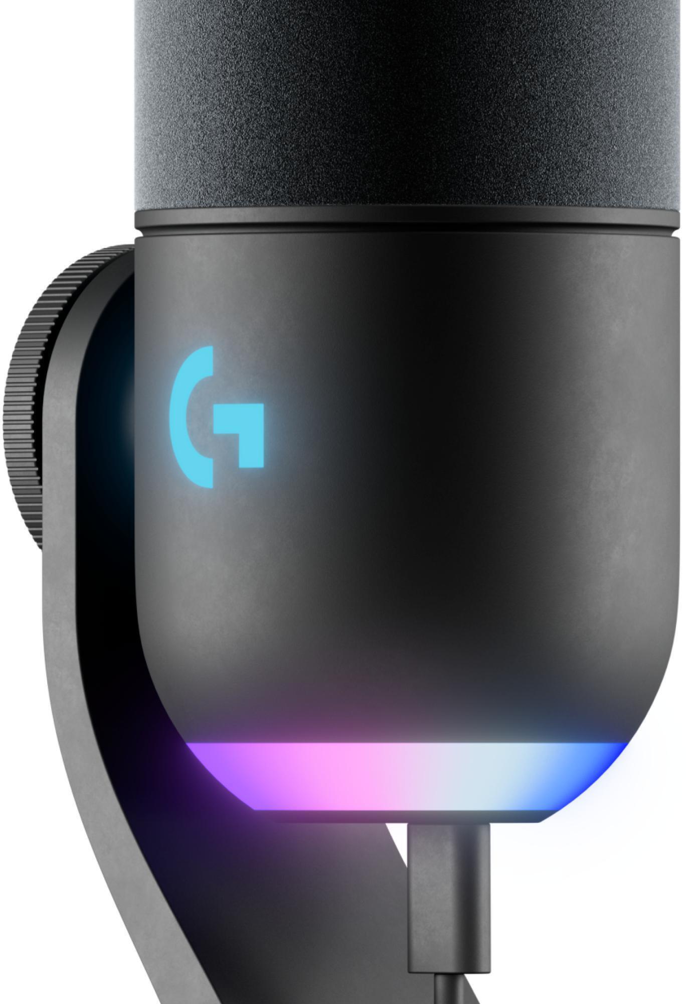 Logitech - Microfone Logitech G Yeti GX LightSync RGB Preto