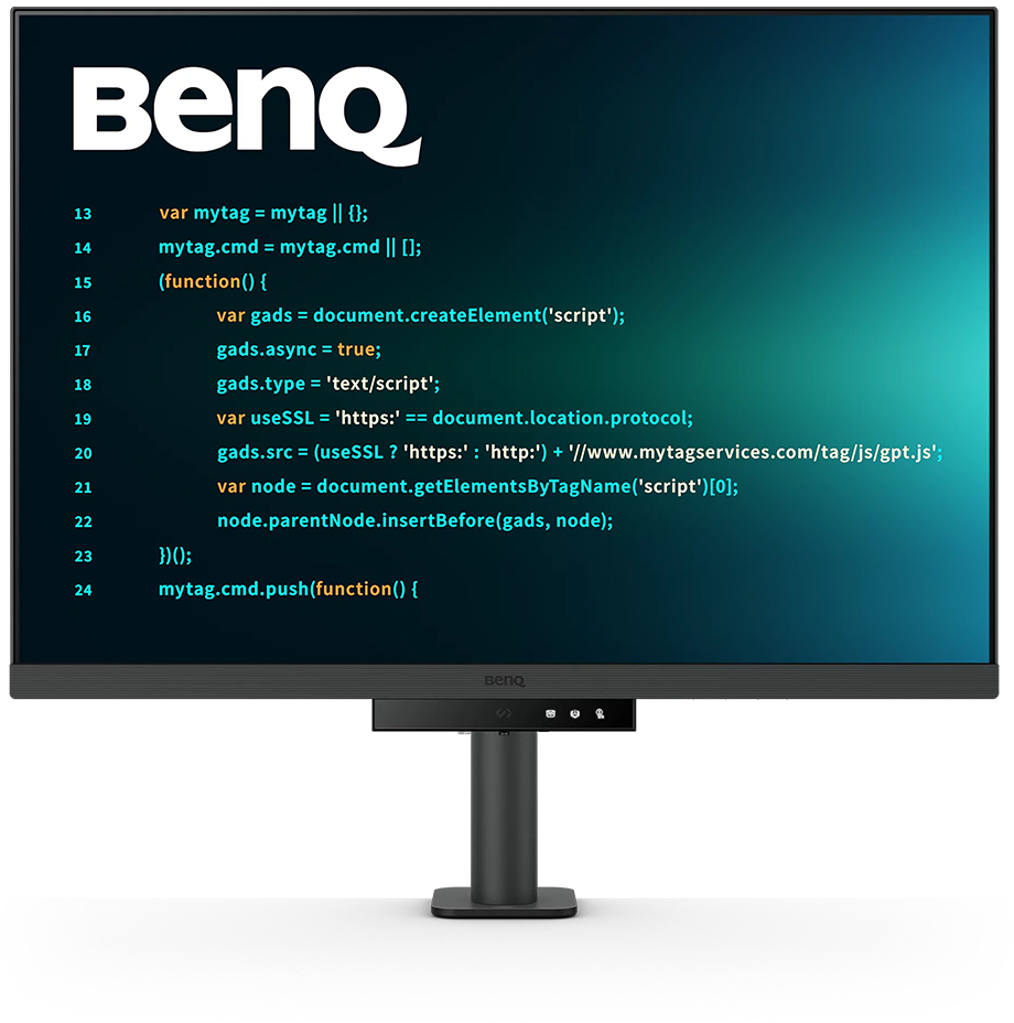 Monitor BenQ Programming 28.2" RD280UA IPS 4K+ Daisy Chain USB-C (PD90W) Coding Modes Backlight e Flexible Arm