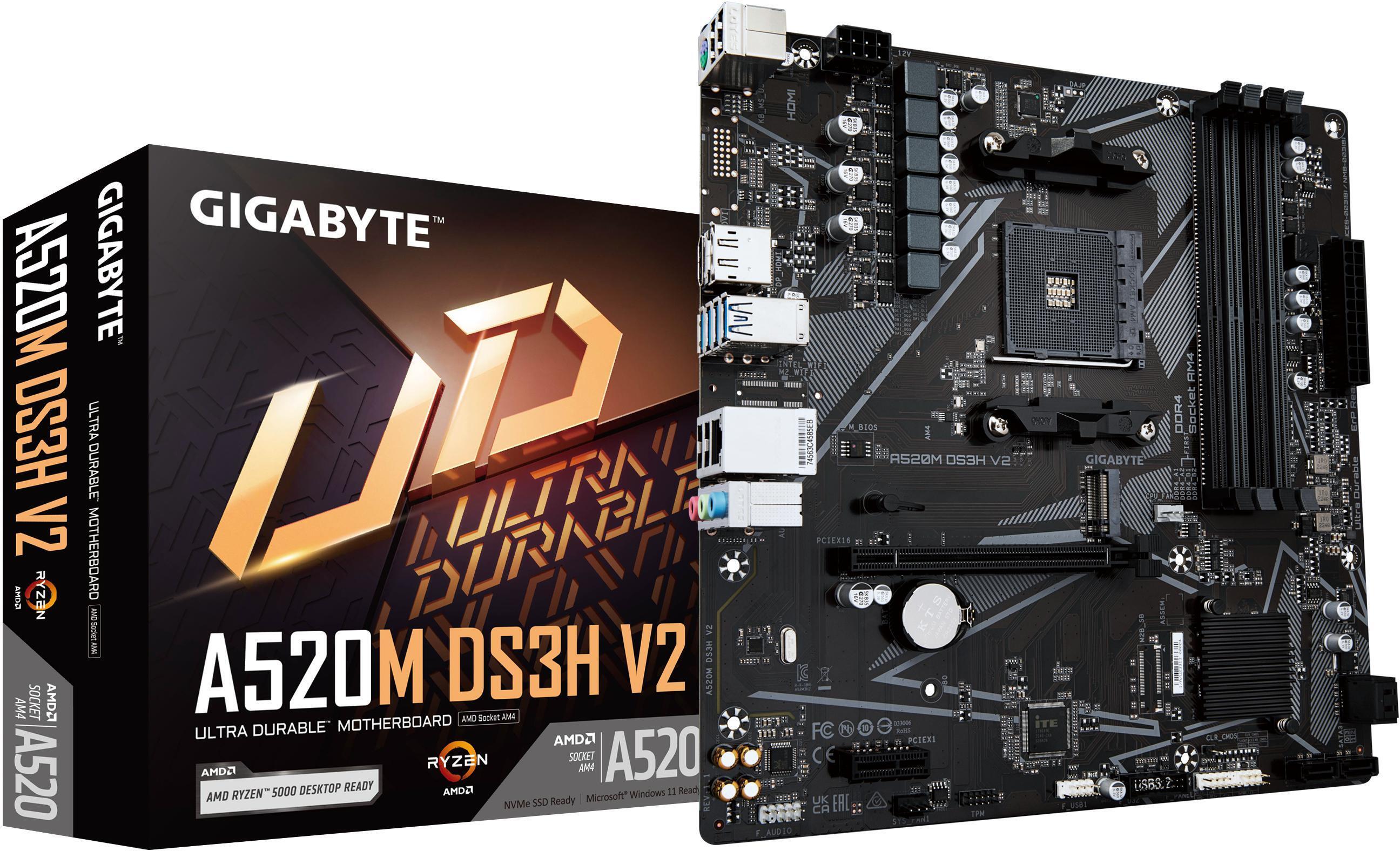 Gigabyte - Placa Base Gigabyte A520M DS3H V2