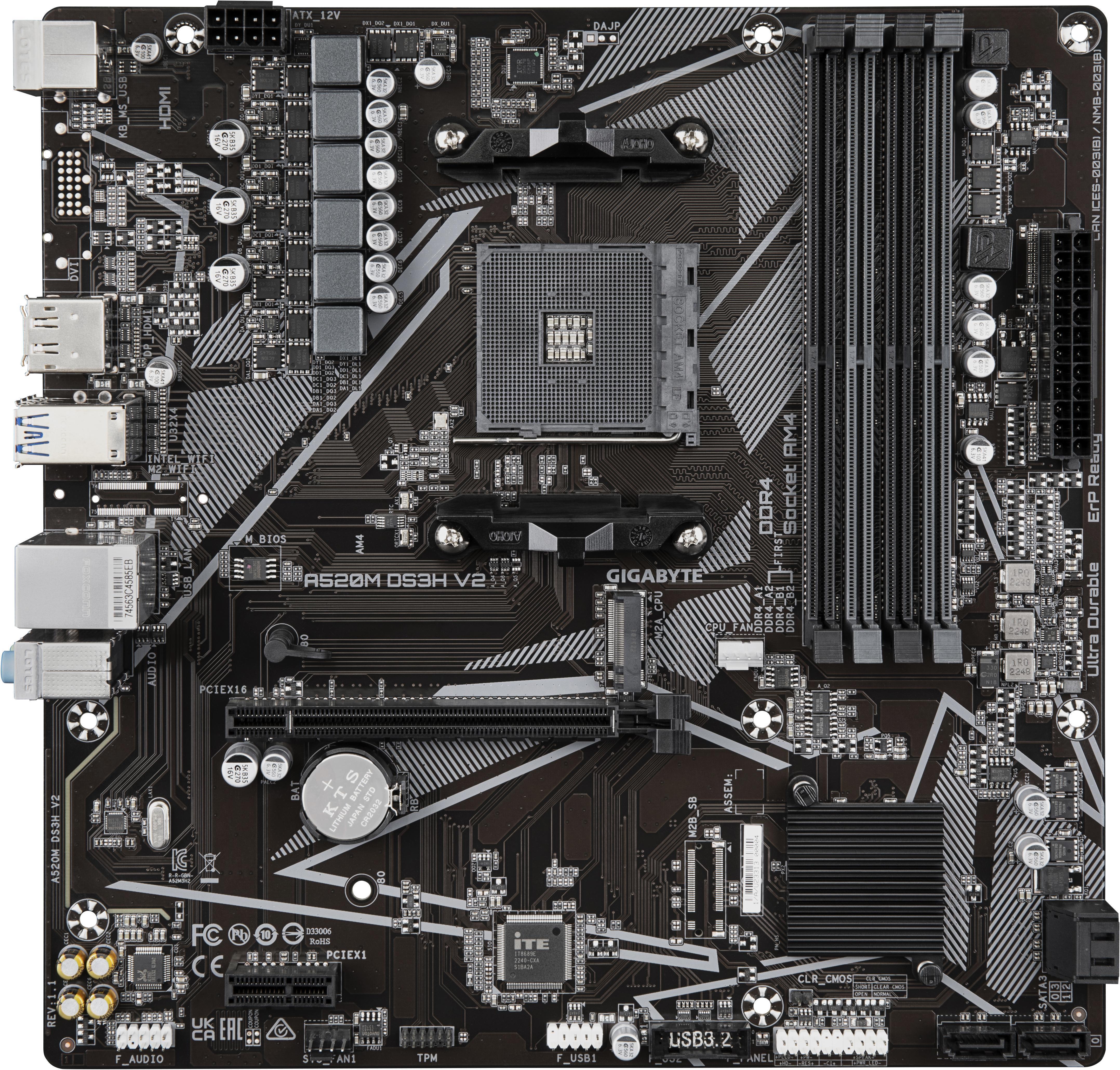 Gigabyte - Placa Base Gigabyte A520M DS3H V2