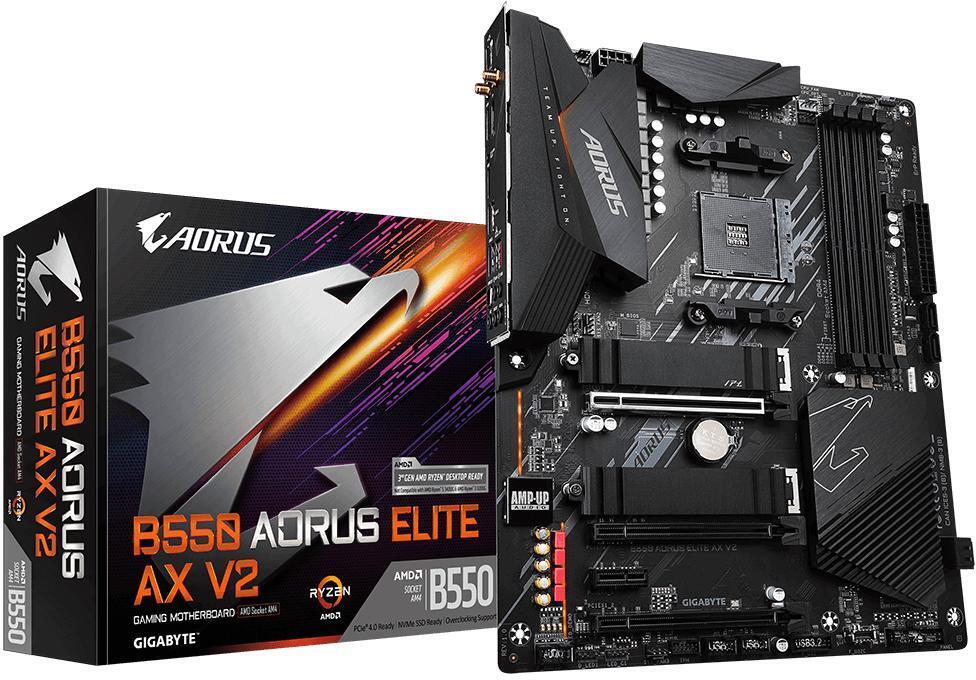 Gigabyte - Placa Base Gigabyte B550 Aorus Elite AX V2