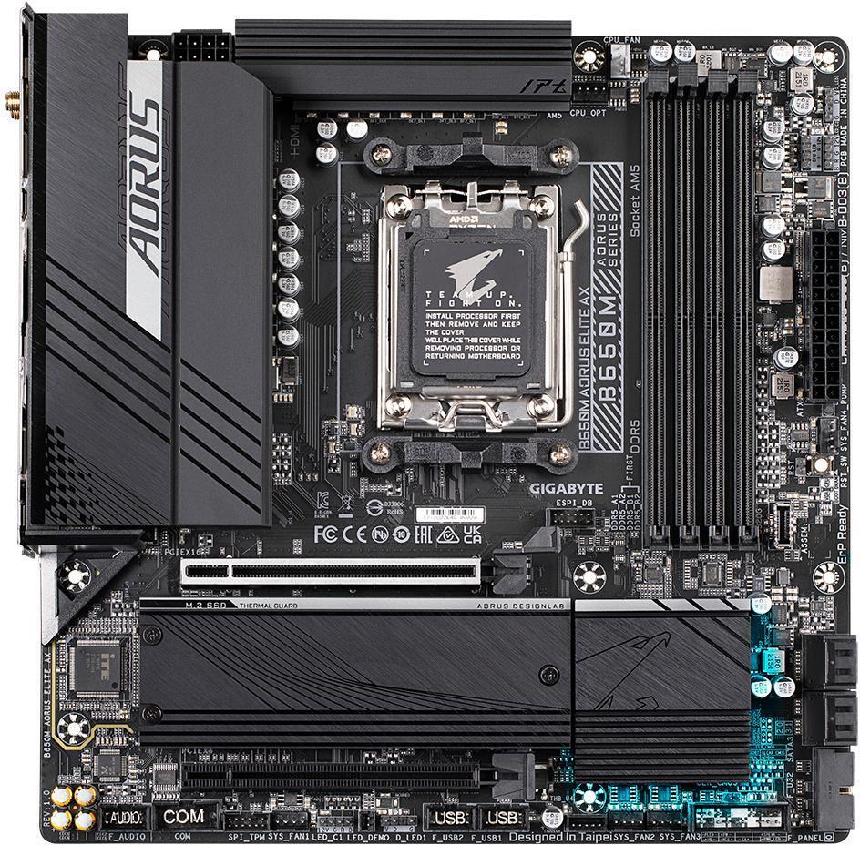 Gigabyte - Placa Base Gigabyte B650M Aorus Elite AX