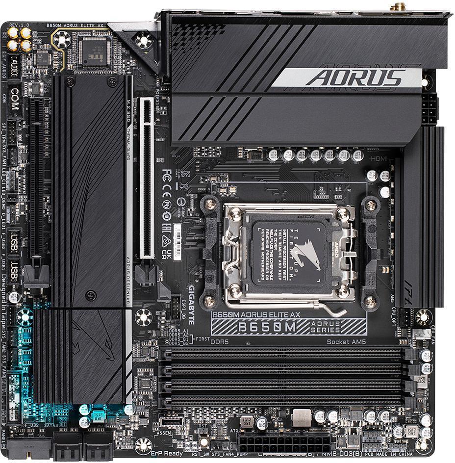 Gigabyte - Placa Base Gigabyte B650M Aorus Elite AX