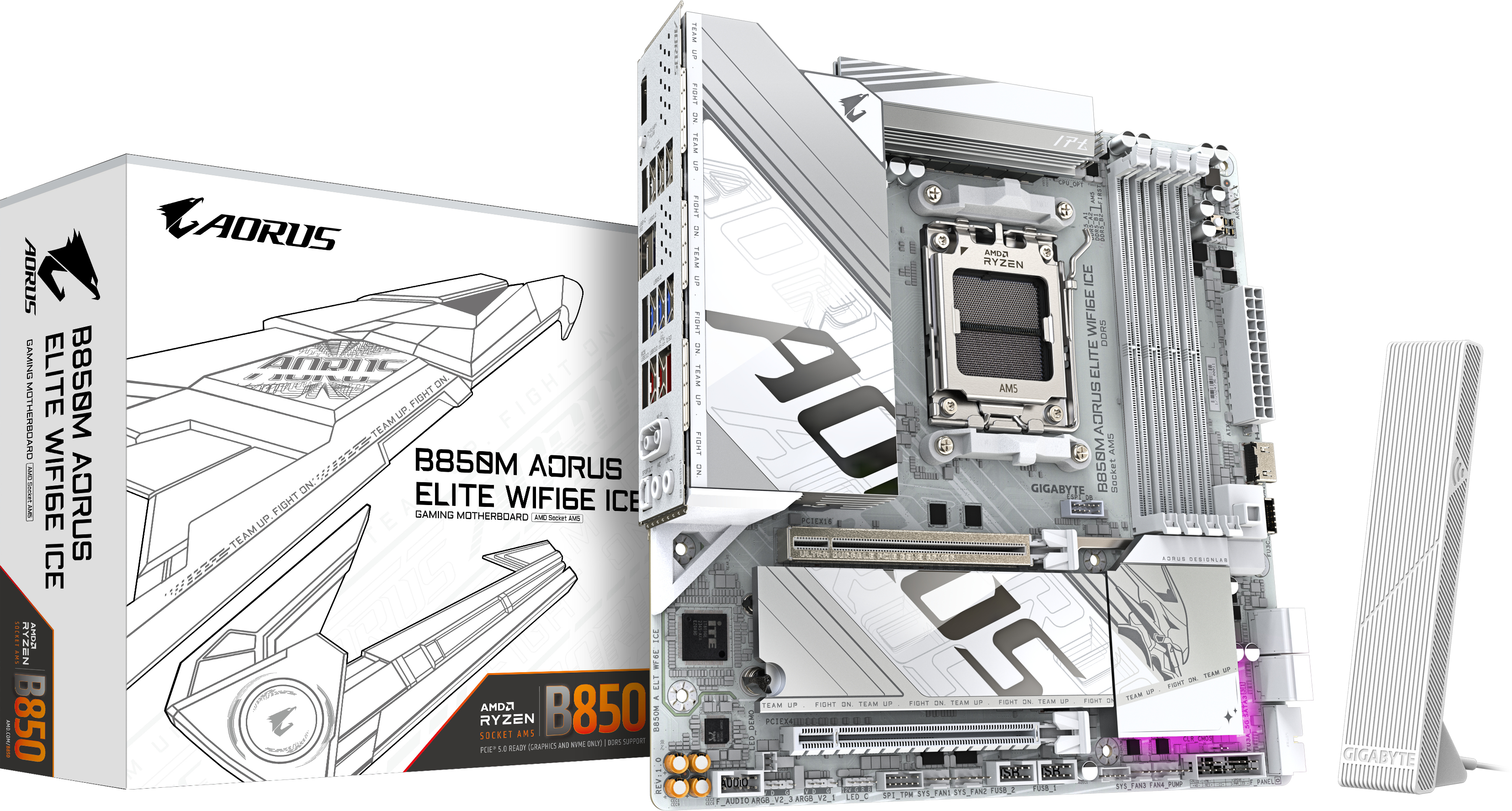 Placa Base Gigabyte B850M A ELT WF6E ICE