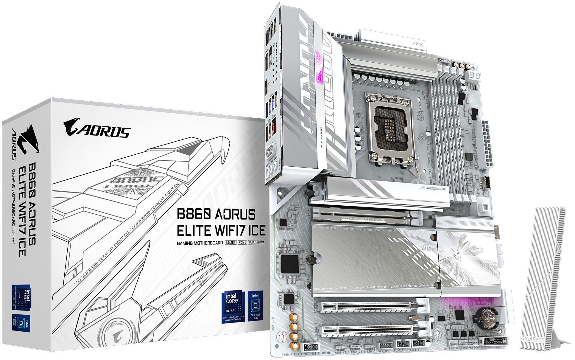 Placa Base Gigabyte B860 A ELITE WF7 ICE