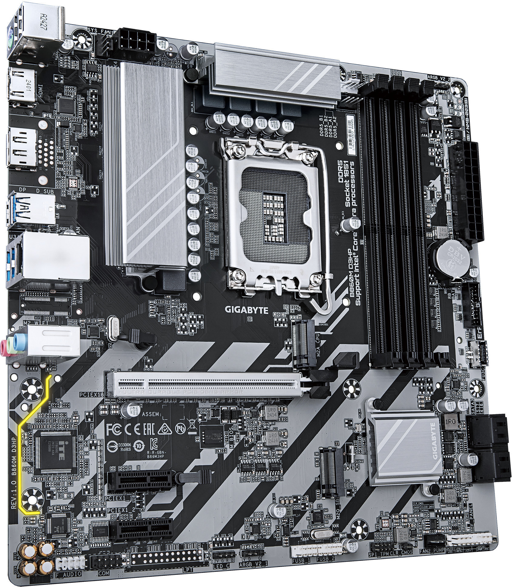 Gigabyte - Placa Base Gigabyte B860M D3HP