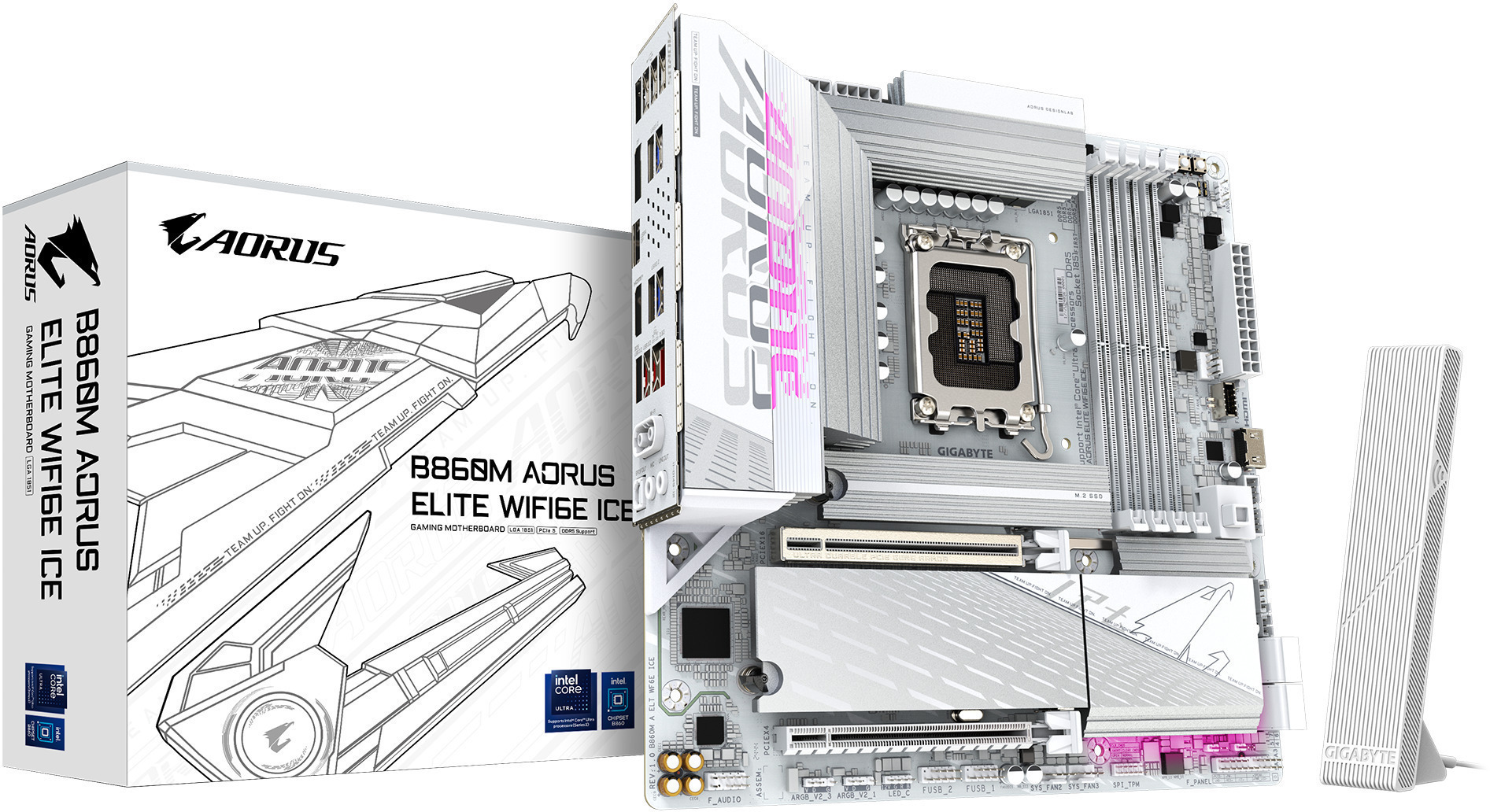 Placa Base Gigabyte B860M A ELT WF6E ICE