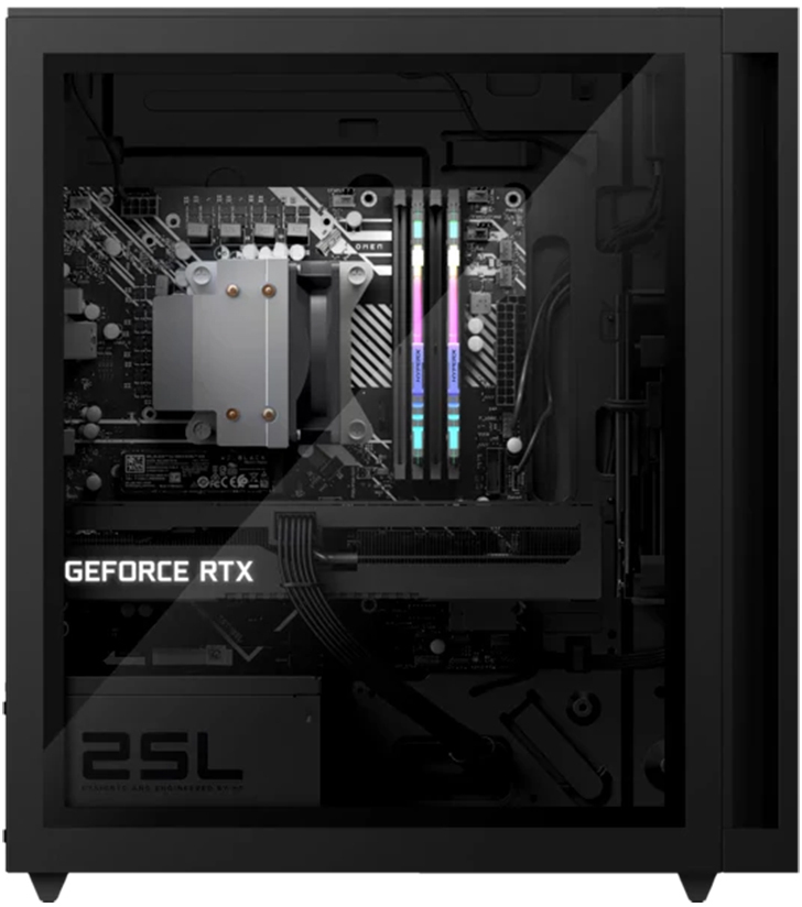 HP - Ordenador HP OMEN 25L GT15-0055np R7 5700G 16GB DDR4 512GB 4060 TI 8GB W11