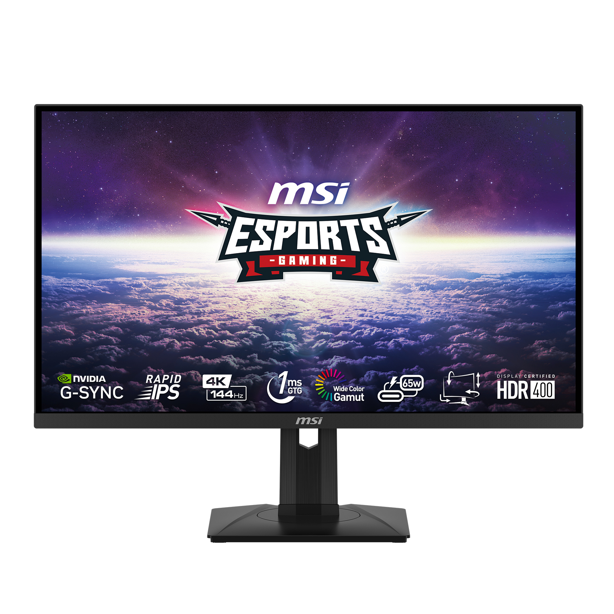 Monitor MSI 27" MAG 274UPF Rapid IPS 4K 144Hz 1ms G-Sync Compatible