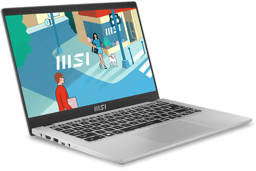 Portátil MSI Modern 14 C13M-426XES 14" i7-1355U 16GB DDR4 1TB Iris Xe FHD