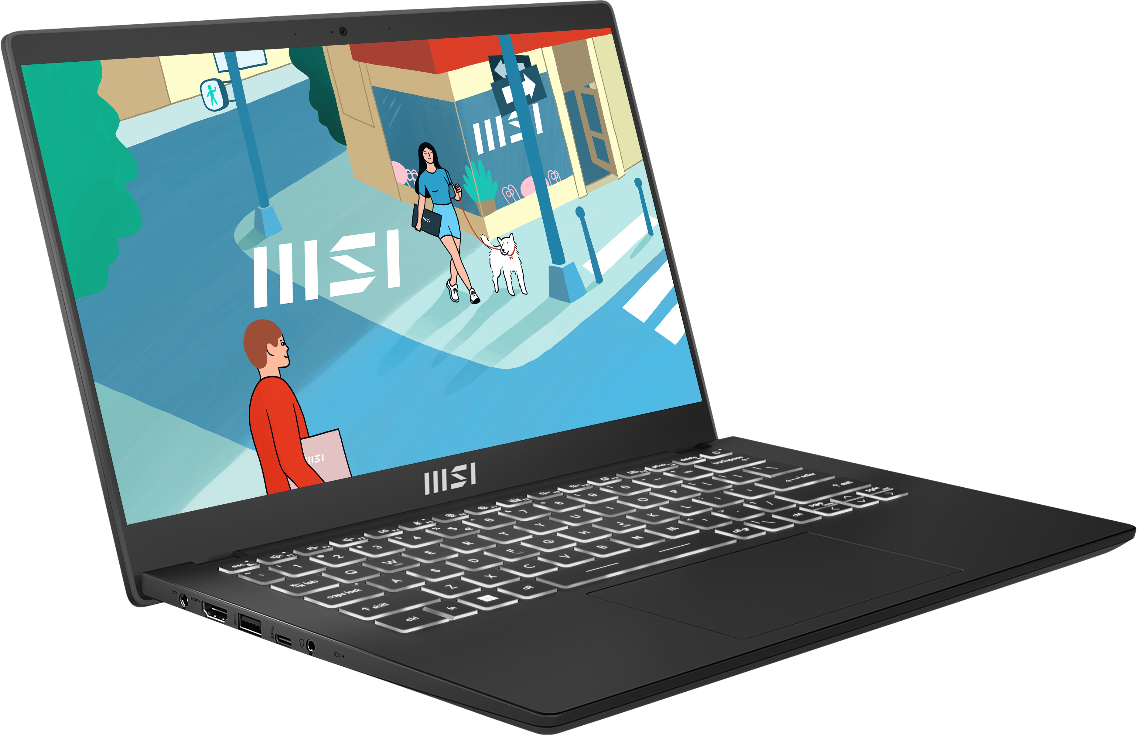 MSI - Portátil MSI Modern 14 C13M-447XES 14" i5-1335U 16GB DDR4 512GB Intel Xe FHD