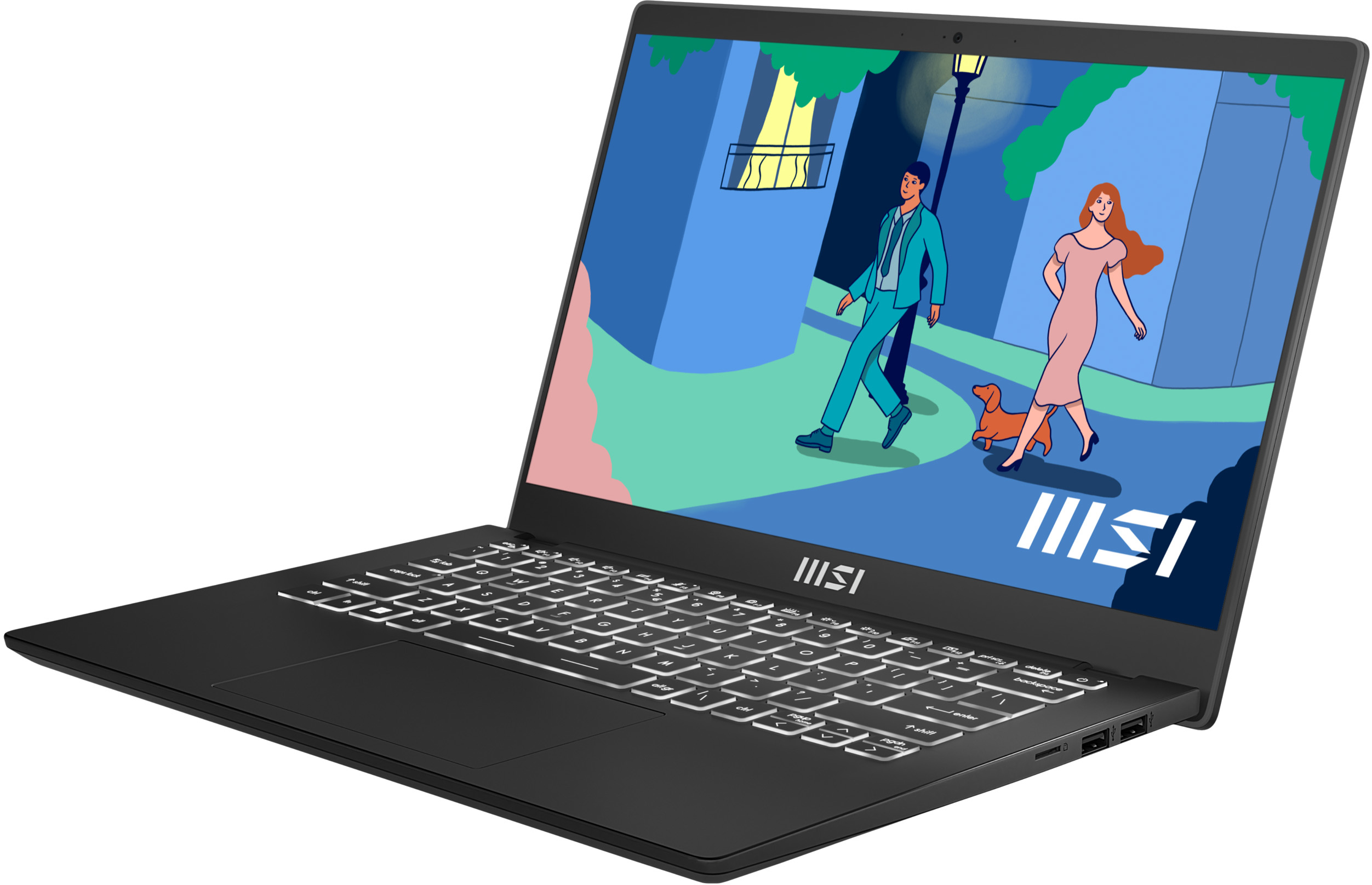 MSI - Portátil MSI Modern 14 C12M-016ES 14" i7-1255U 16GB DDR4 512GB Iris Xe FHD W11