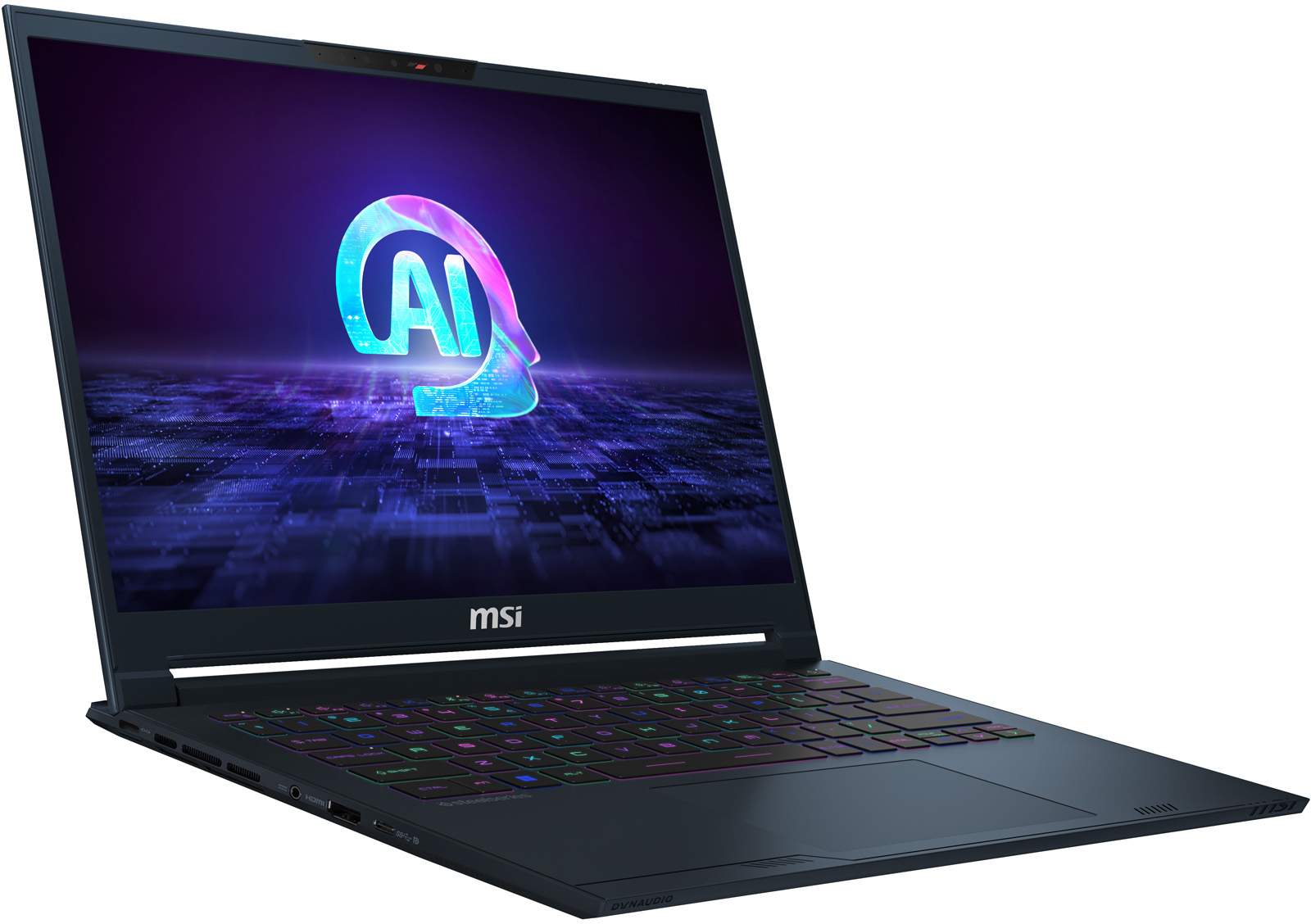 Portátil MSI Stealth 14 AI Studio A1VFG-030XES 14" Ultra 7 155H 32GB DDR5 1TB RTX 4060 2.8K OLED 120Hz