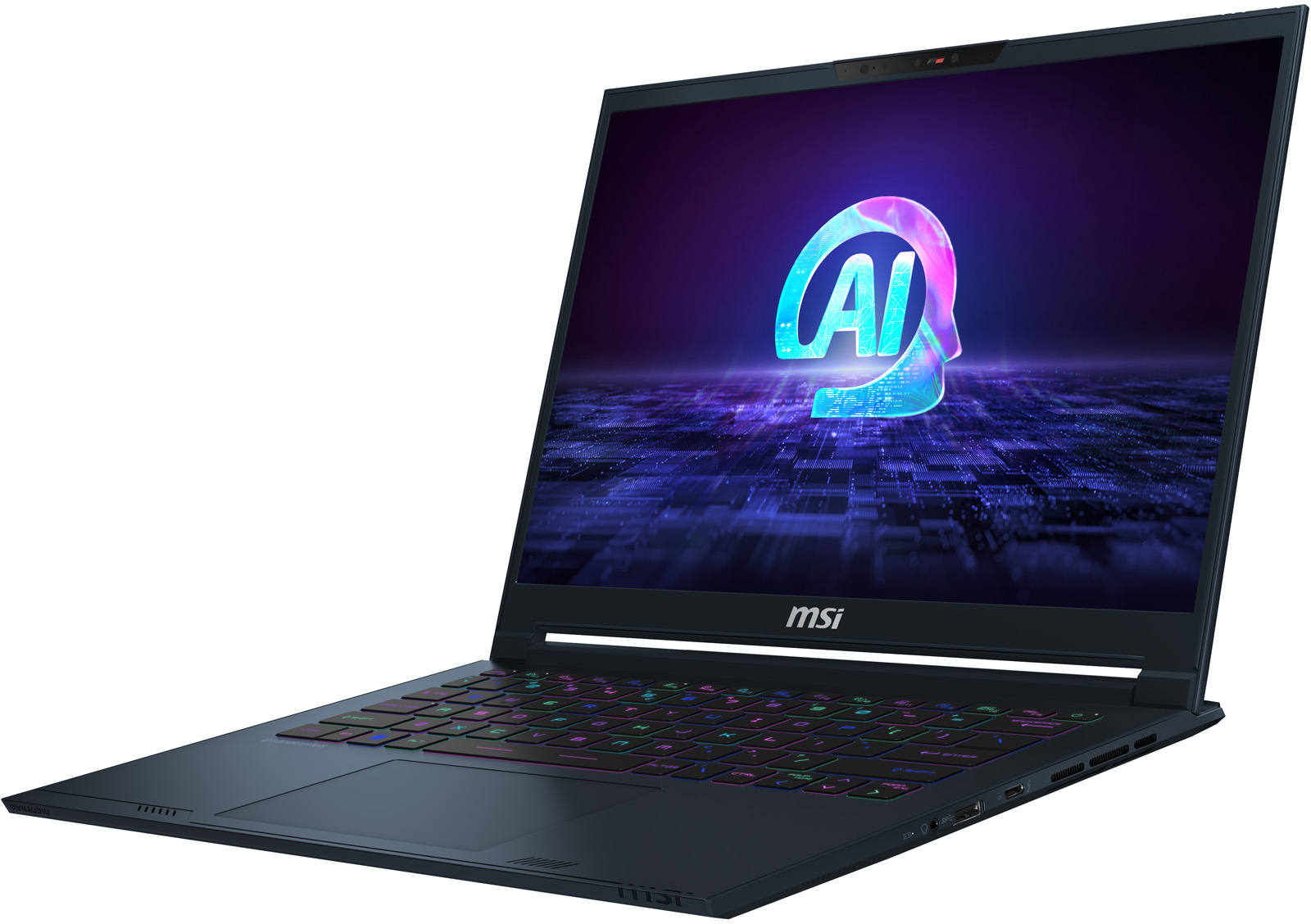 MSI - Portátil MSI Stealth 14 AI Studio A1VFG-030XES 14" Ultra 7 155H 32GB DDR5 1TB RTX 4060 2.8K OLED 120Hz