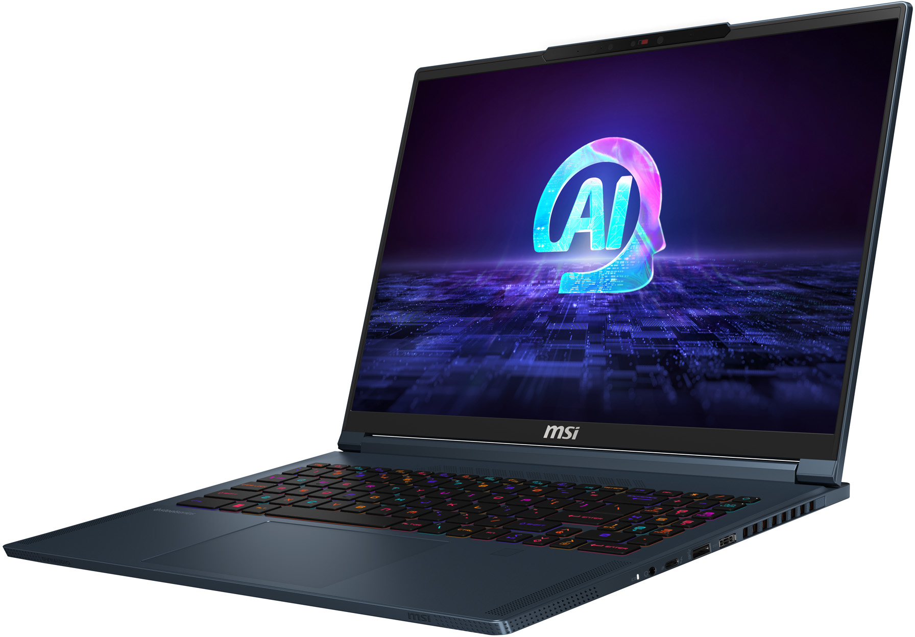 MSI - Portátil MSI Stealth 16 AI Studio A1VGG-047ES 16" Ultra 9 185H 32GB DDR5 2TB RTX 4070 QHD+ 240Hz W11