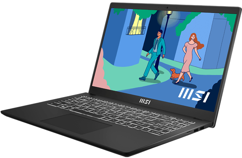 MSI - Portátil MSI Modern 15 B13M-246XES 15.6" i7-1355U 16GB DDR4 512GB Iris Xe FHD