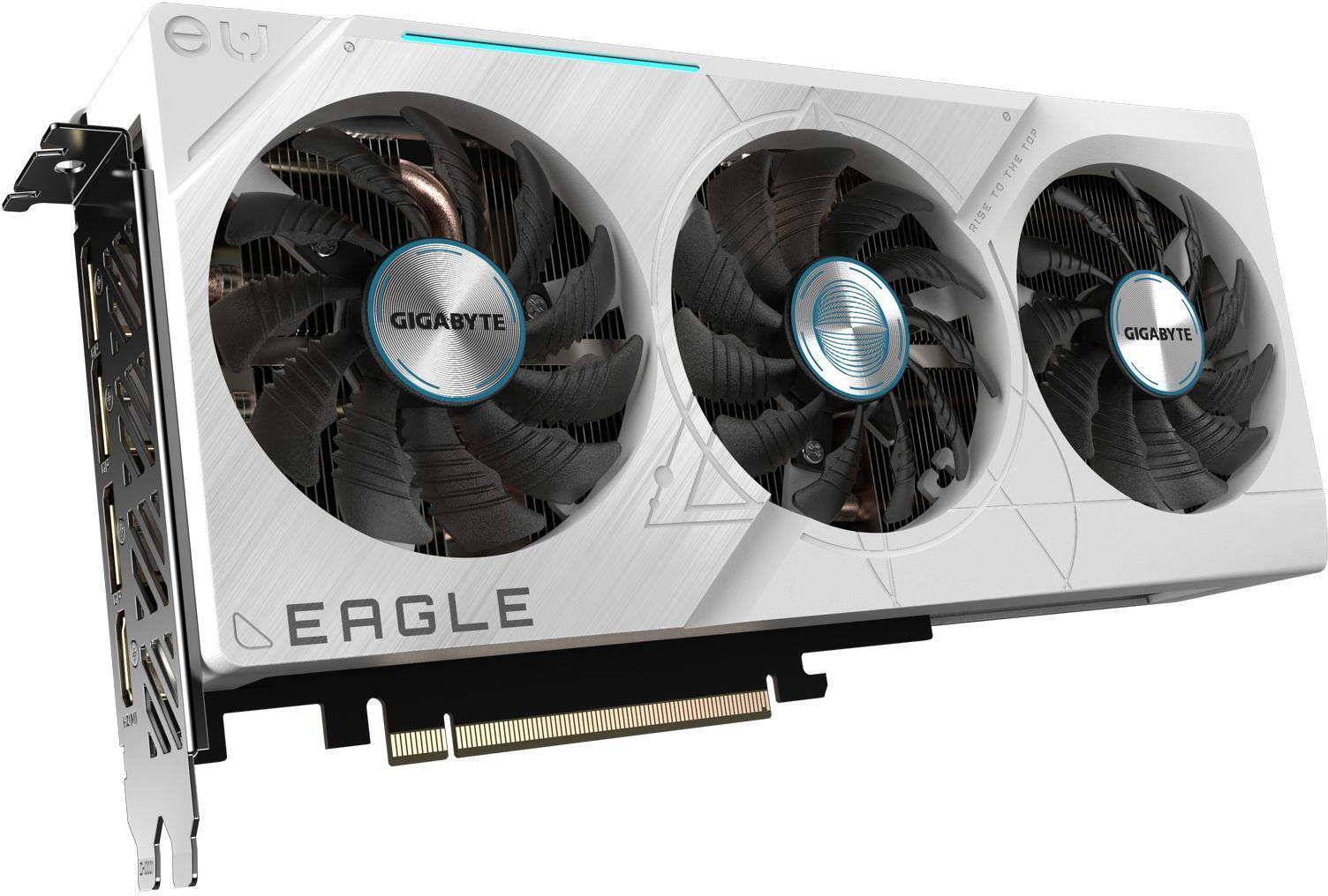 Gigabyte - Tarjeta Gráfica Gigabyte GeForce® RTX 4070 SUPER Eagle OC ICE 12GB GDDR6X DLSS3