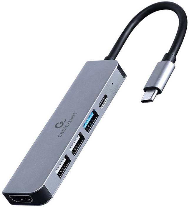 Gembird - HUB USB Gembird USB-C 5-in-1 > 1x USB (Gen 1) + 2x USB 2.0 + 1x USB-C (PD 87W) + 1x HDMI