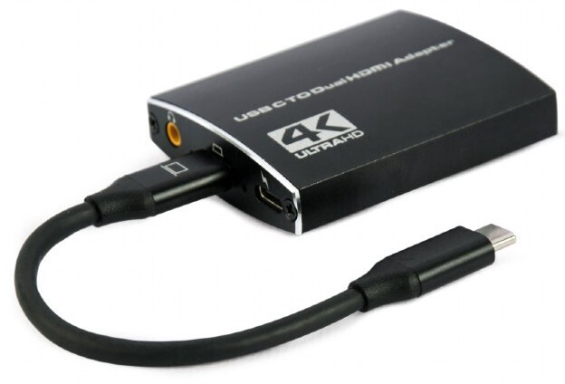 Gembird - Switch Gembird Dual HDMI 4K 60Hz Negro