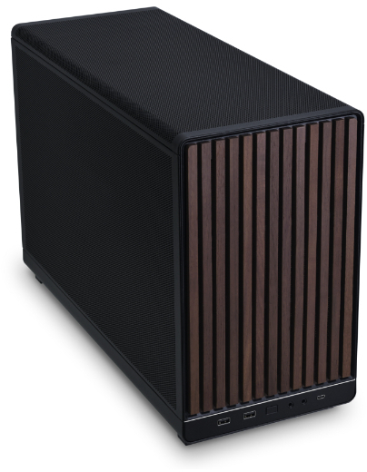 Lian Li - Caja Micro-ATX Lian Li x Dan Cases A3 Negra Madera Vidrio Templado