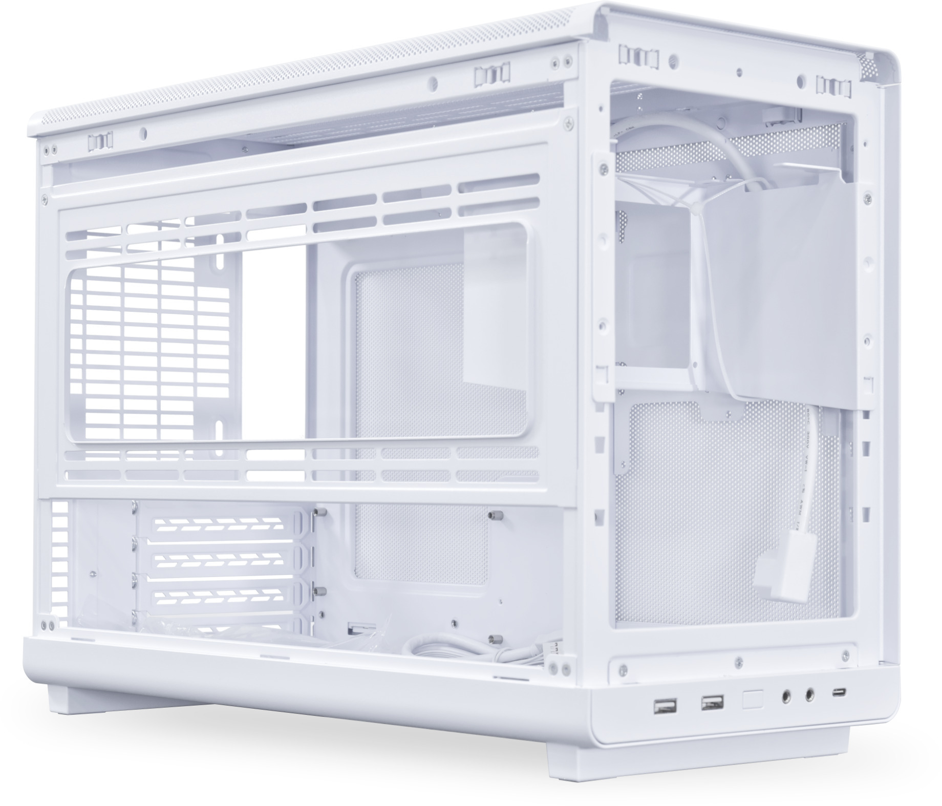 Lian Li - Caja Micro-ATX Lian Li x Dan Cases A3 Blanca Madera