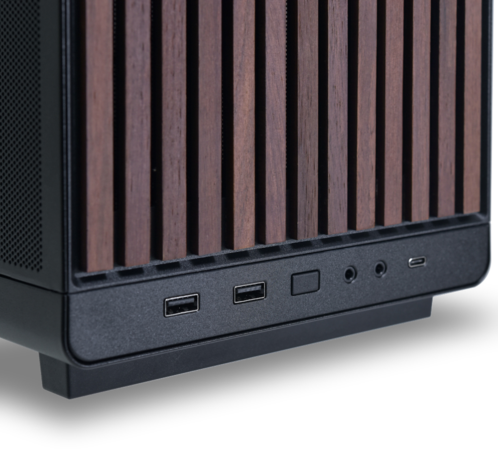 Lian Li - Caja Micro-ATX Lian Li x Dan Cases A3 Negra Madera