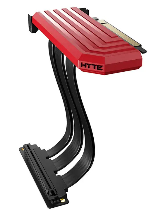 Hyte - Card Riser Hyte PCI-E 4.0 20cm Rojo