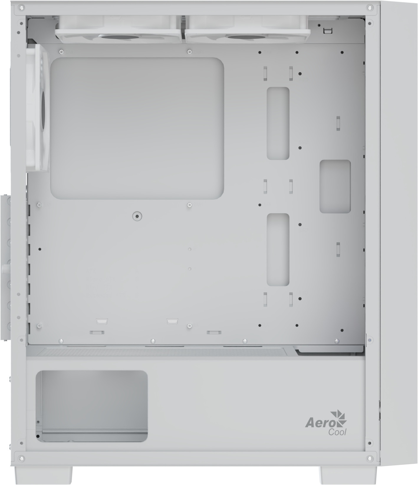 Aerocool - Caja ATX Aerocool B509A Flow ARGB Vidrio Templado Blanco
